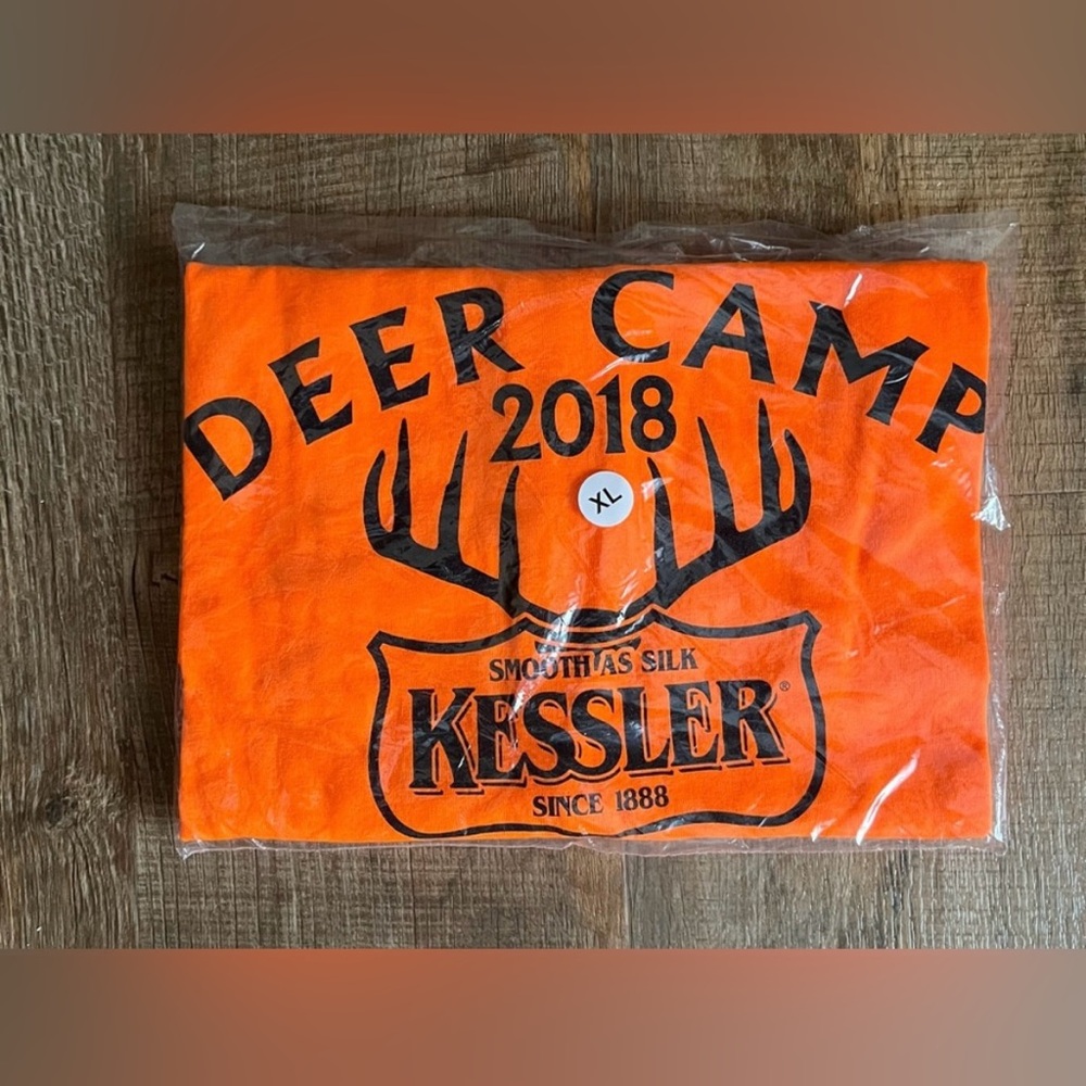 Kessler Deer Camp 2018 short sleeve t shirt. New in bag. Size XL.